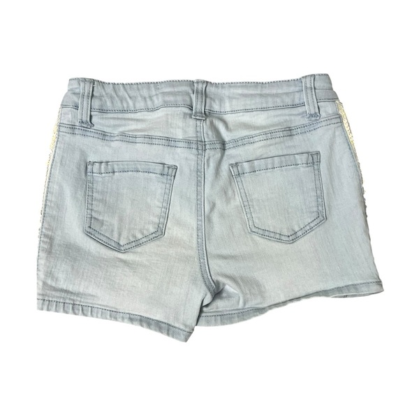 Cat & Jack Denim Shorts with Sequin Trim - Picture 8 of 9